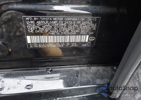 2013 Lexus Gs 350 из США, поврежденный, VIN JTHBE1BL2D5024248